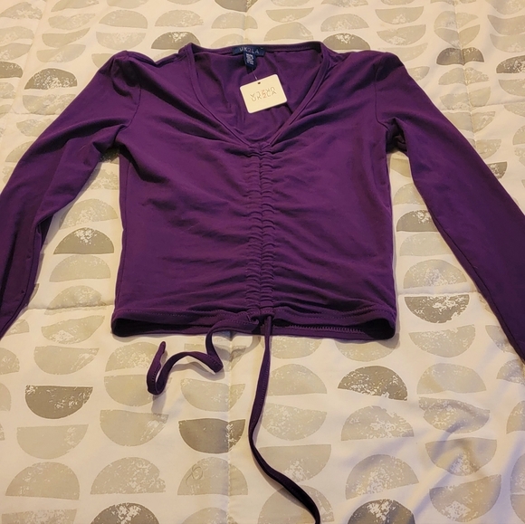 Brand new with tags beautiful deep purple top. - Picture 2 of 3